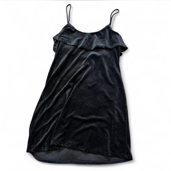 ‎Velvet Mini Ruffle Dress - Picture 4 of 14